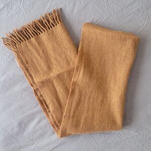 Cozy Camel Fringe Scarf